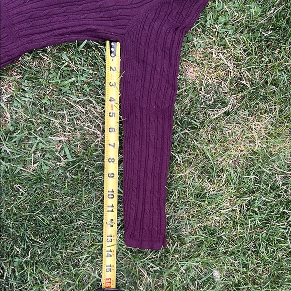 dressbarn Purple Knit Dress - Picture 4 of 5